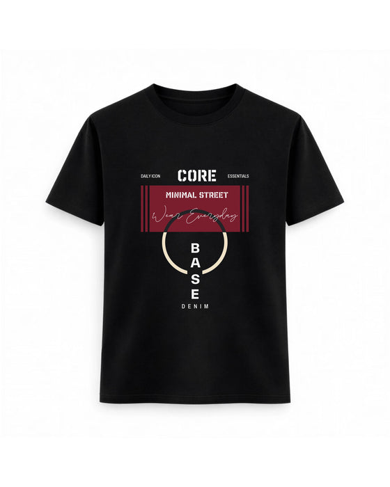 Regular Fit T-shirt – Minimal Typography / 74