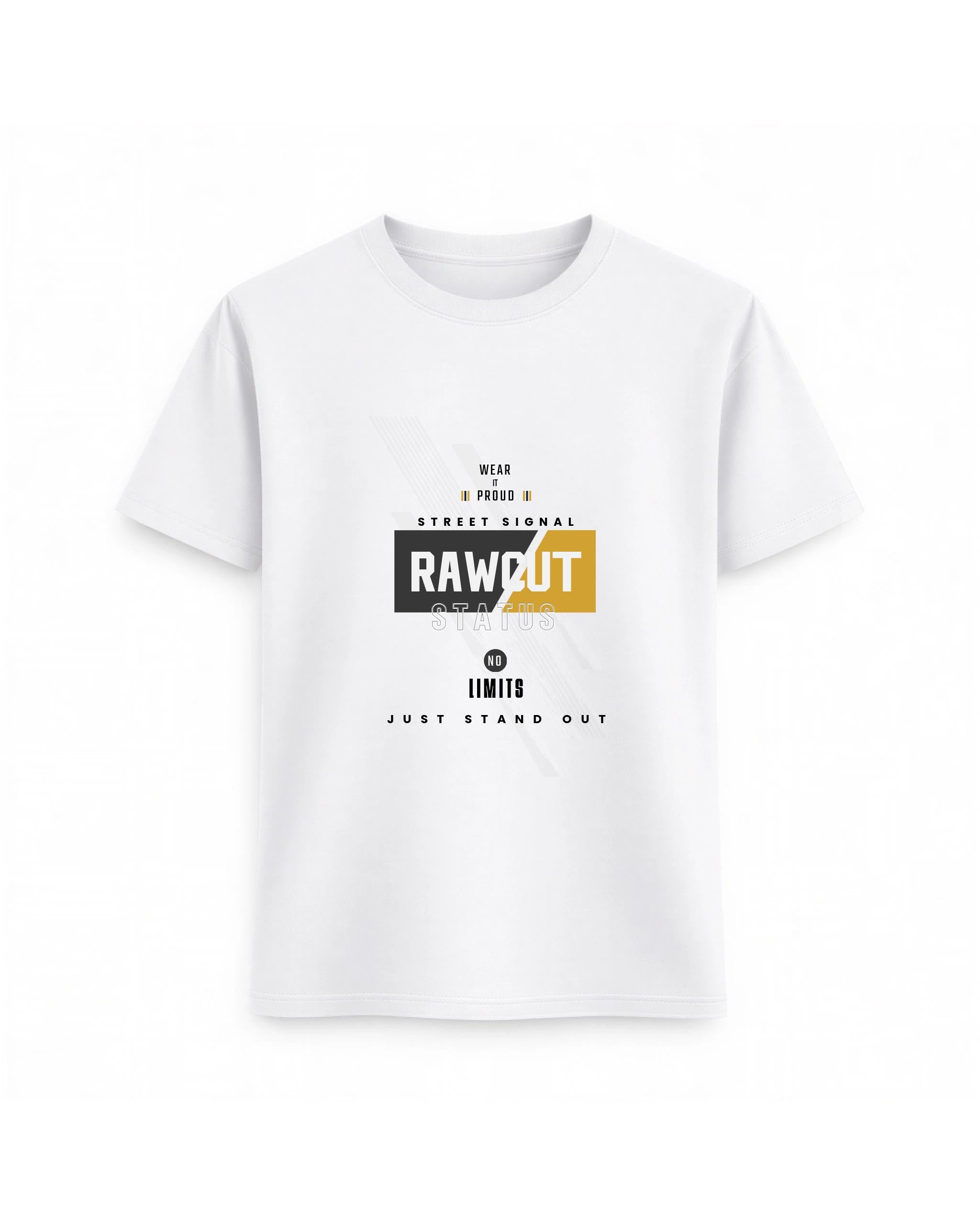 Regular Fit T-shirt – Streetwear Typography / 158