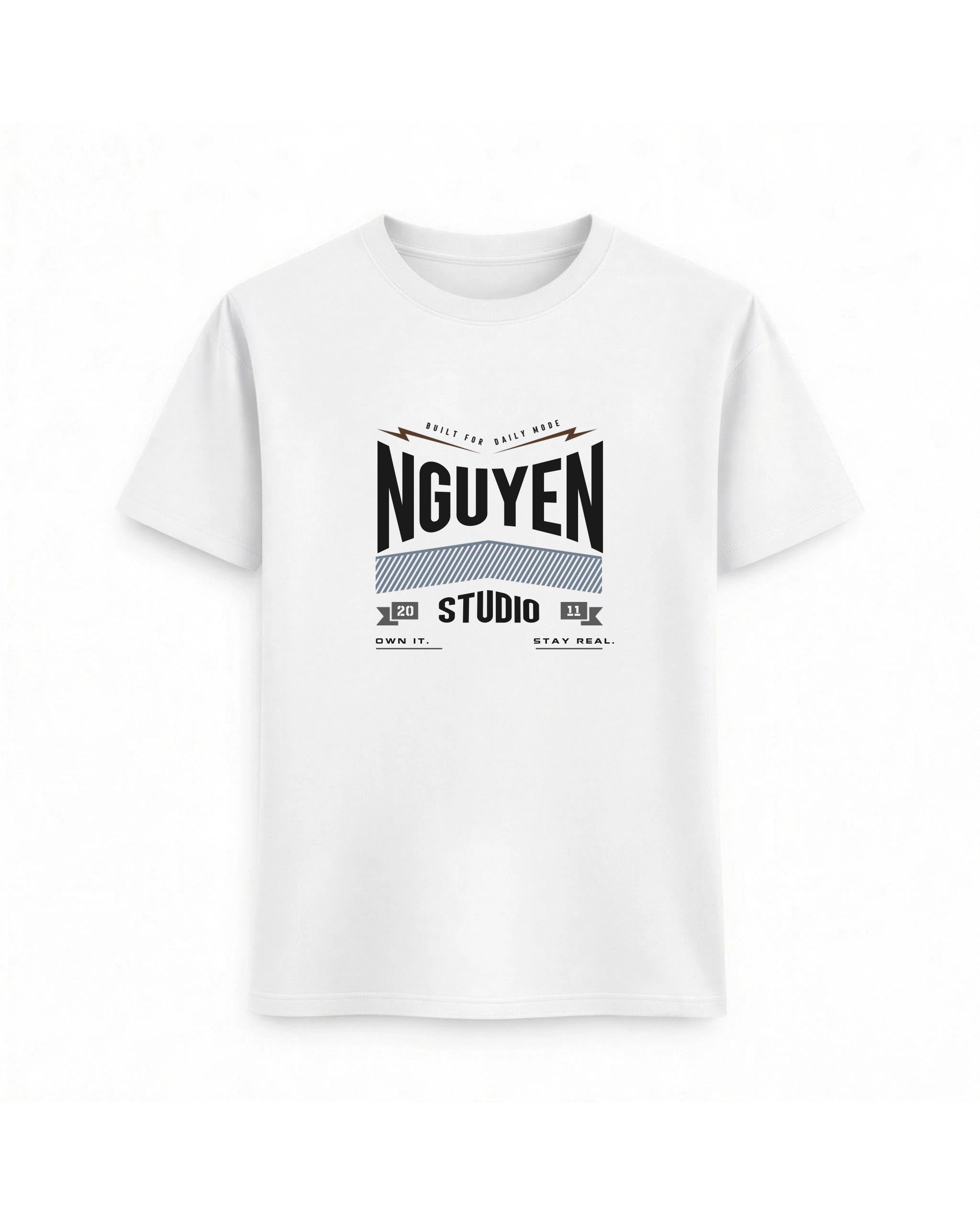 Regular Fit T-shirt – Vintage Typography / 83