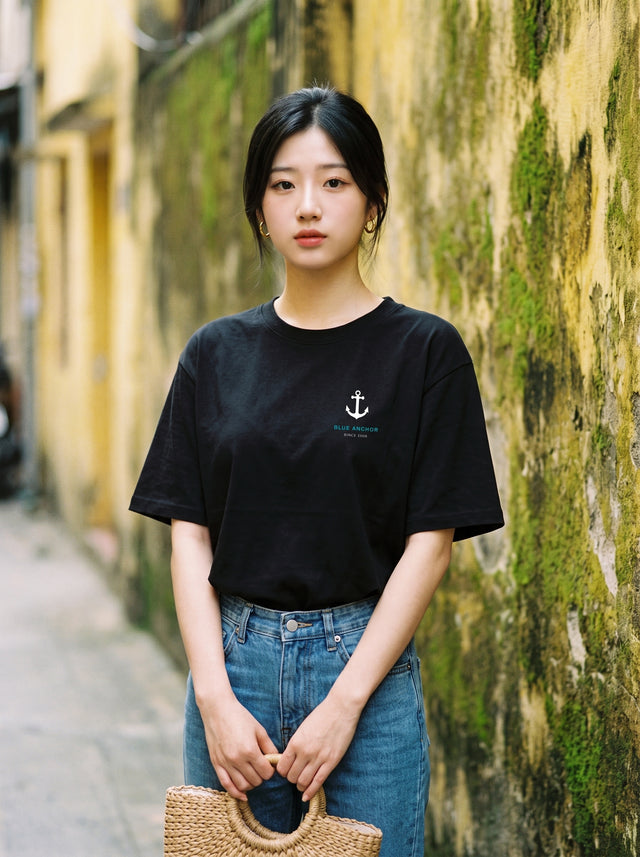 Oversize T-shirt – Nautical Minimal / 702
