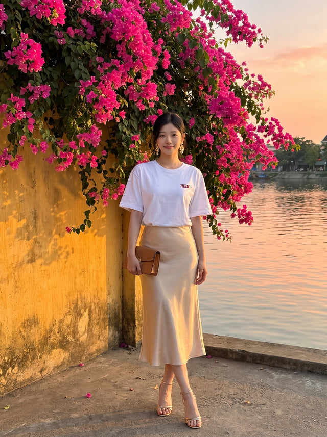 Oversize T-shirt – Minimal Clean / 698