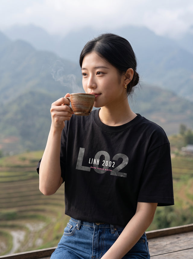 Oversize T-shirt – Minimal Typography / 66