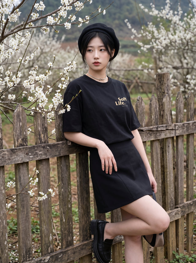 Oversize T-shirt – Soft Aesthetic / 705