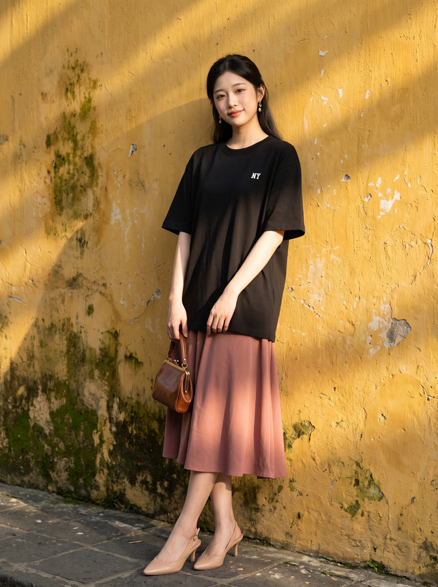 Oversize T-shirt – Minimal Clean / 698