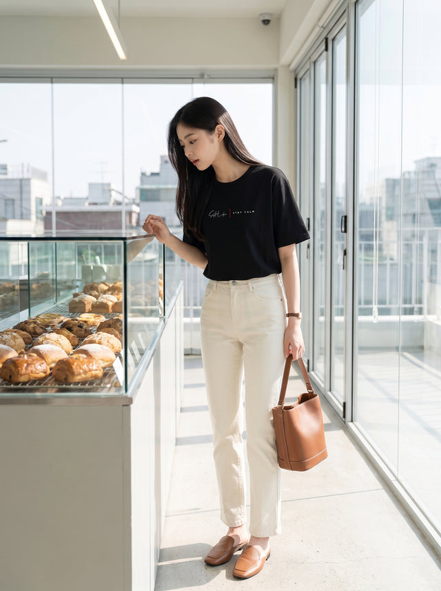 Oversize T-shirt – Minimal Typography / 265