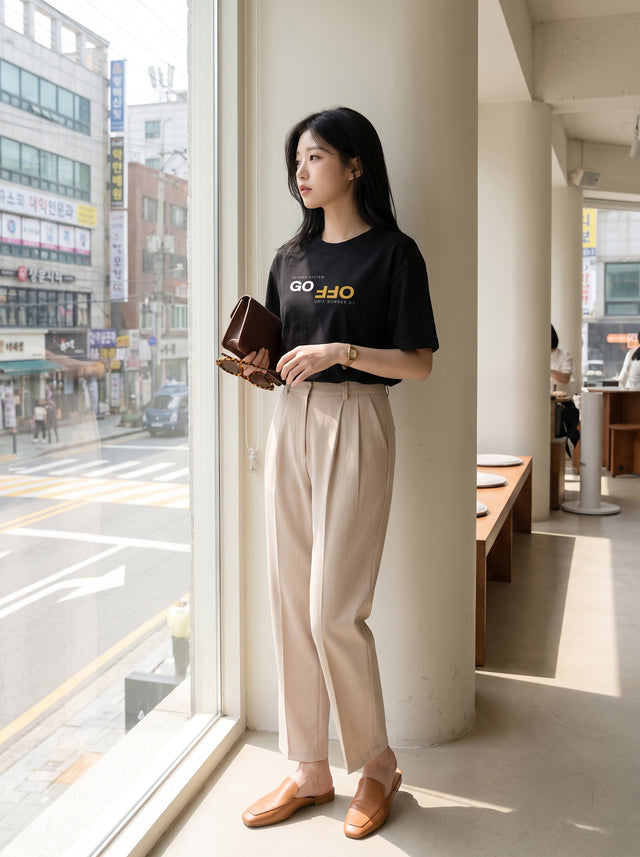 Oversize T-shirt – Bold typography / 494