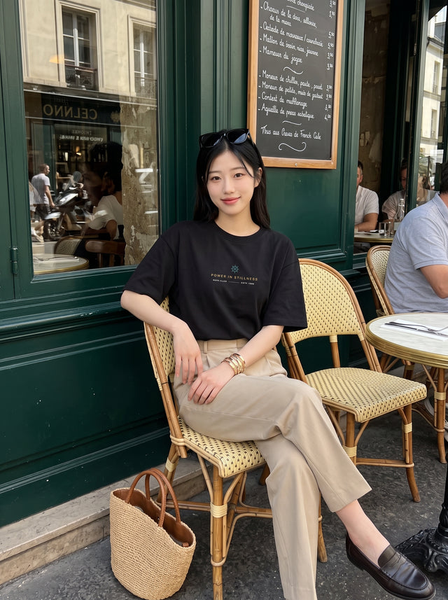 Oversize T-shirt – Nautical emblem / 703