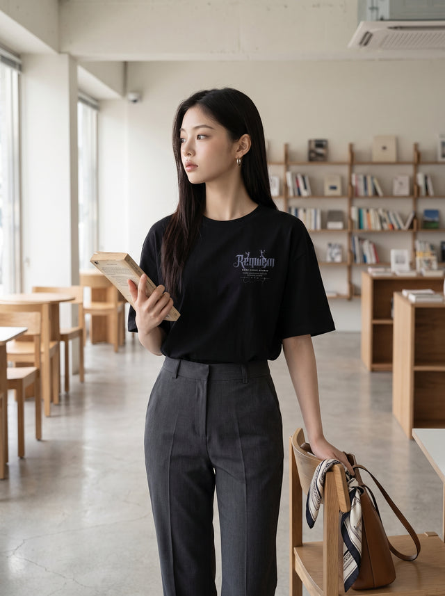Oversize T-shirt – Gothic Angel Streetwear / 408