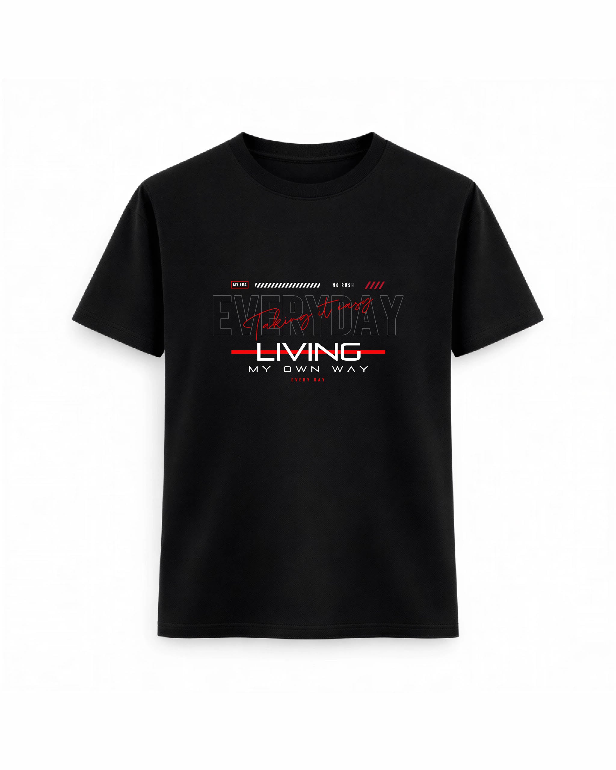 Regular Slim Fit –Bold Typography / 90