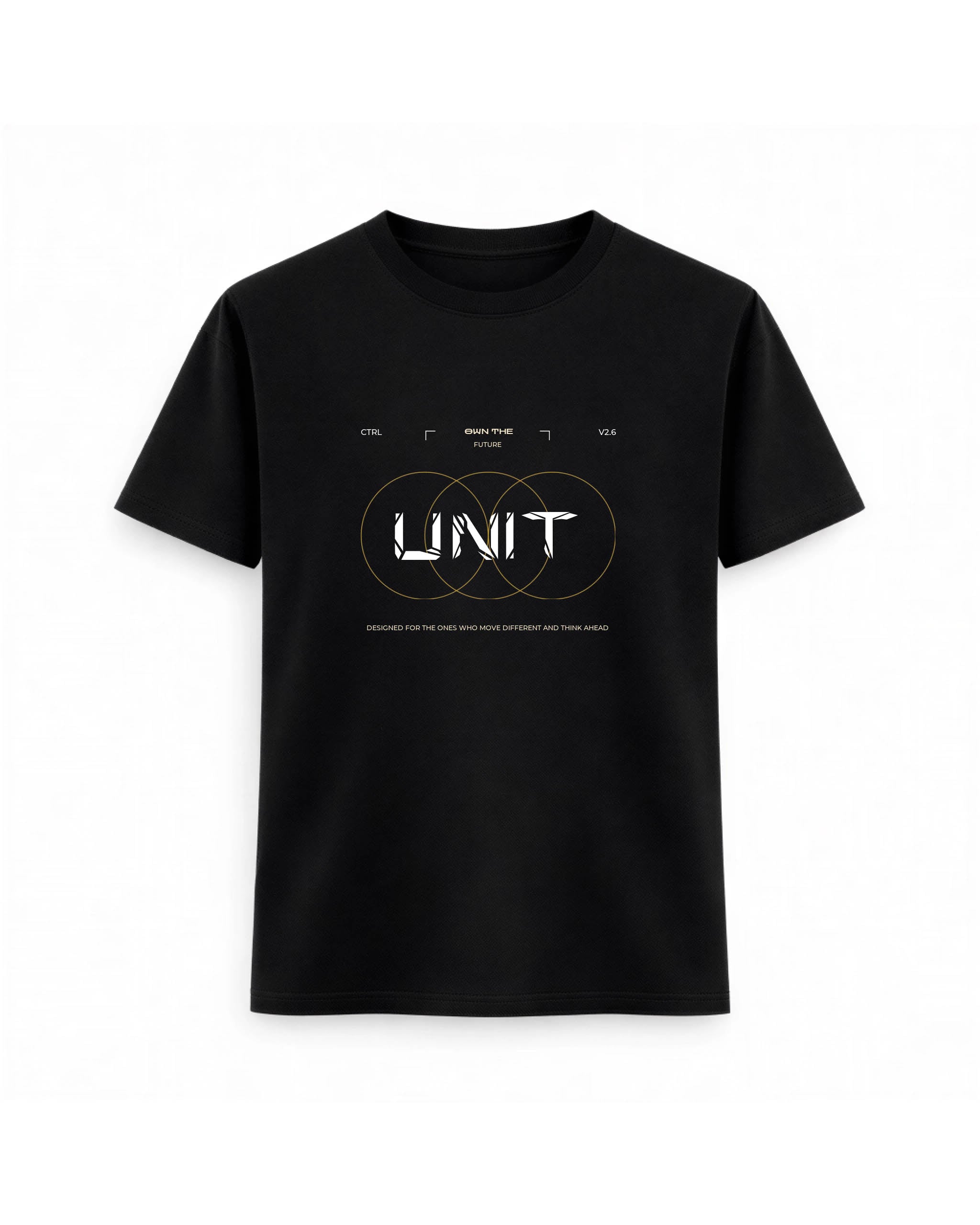 Regular Fit T-shirt – Geometric Typography / 143