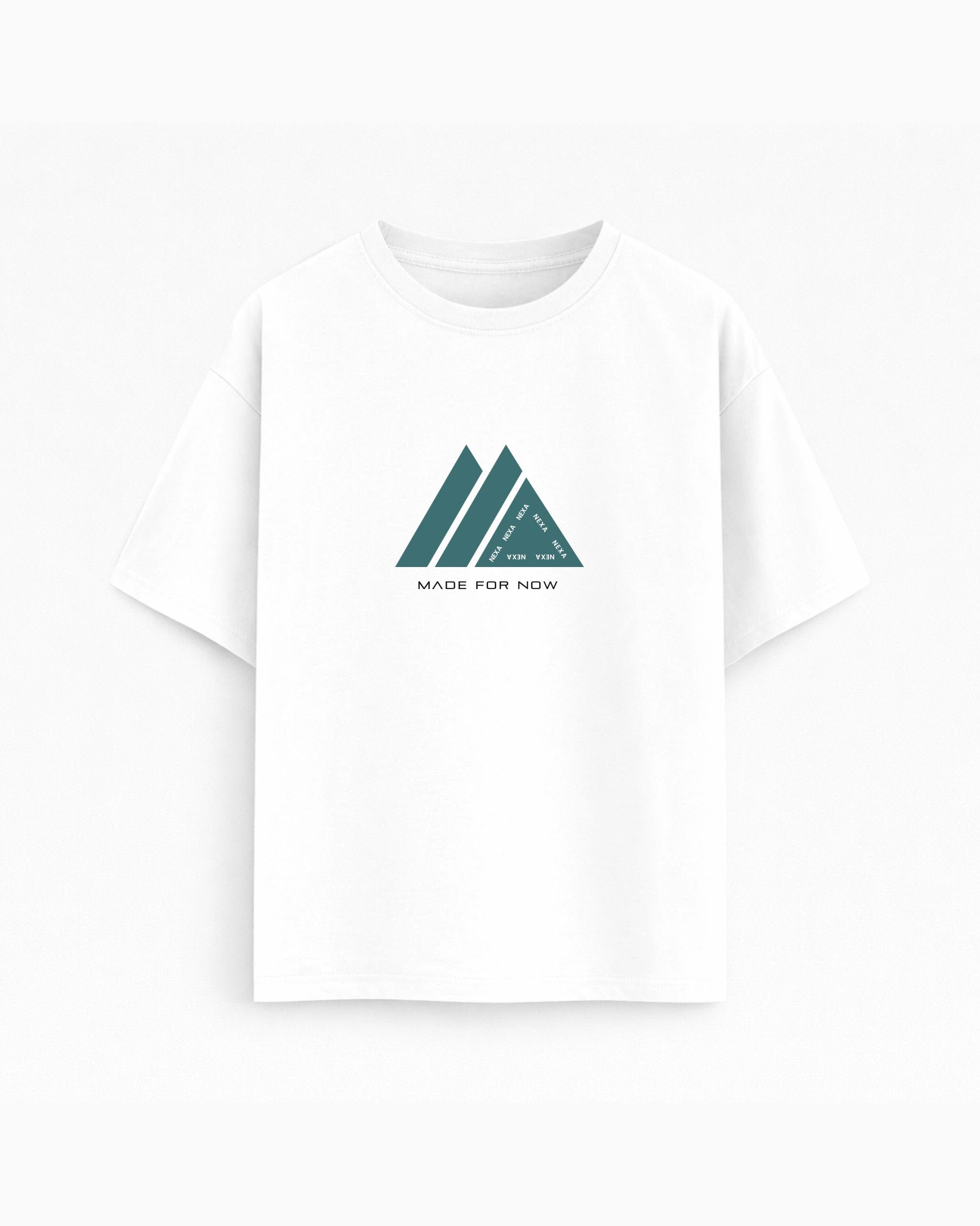 Oversize T-shirt – Geometric Graphic / 255