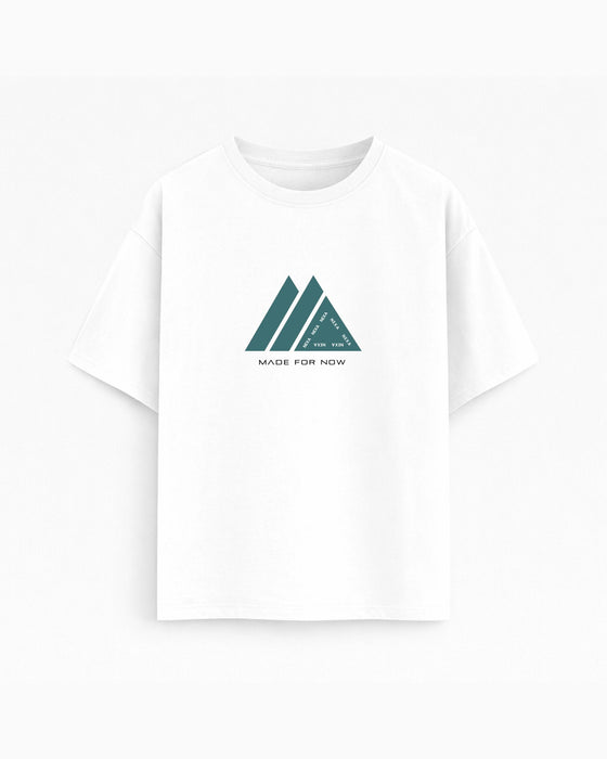 Oversize T-shirt – Geometric Graphic / 255