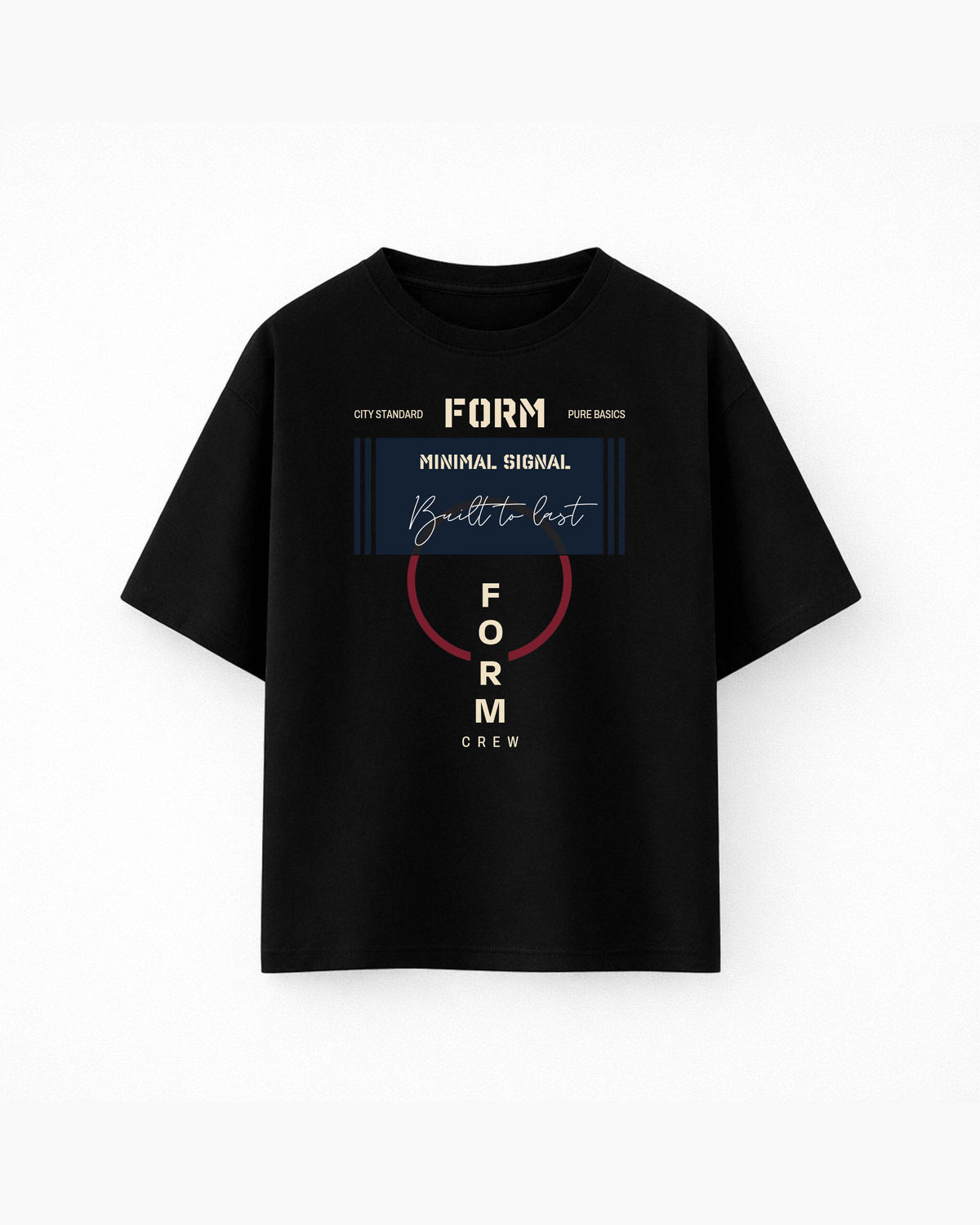 Oversize T-shirt – Minimal Typography / 74