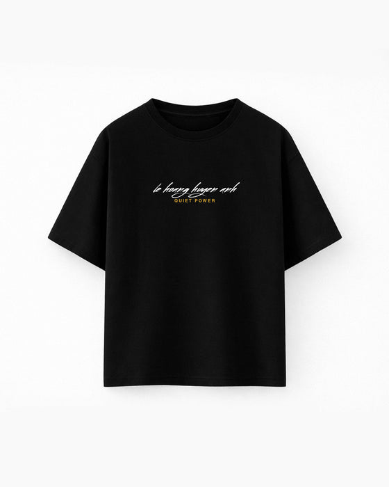 Oversize T-shirt – Script Typography / 719