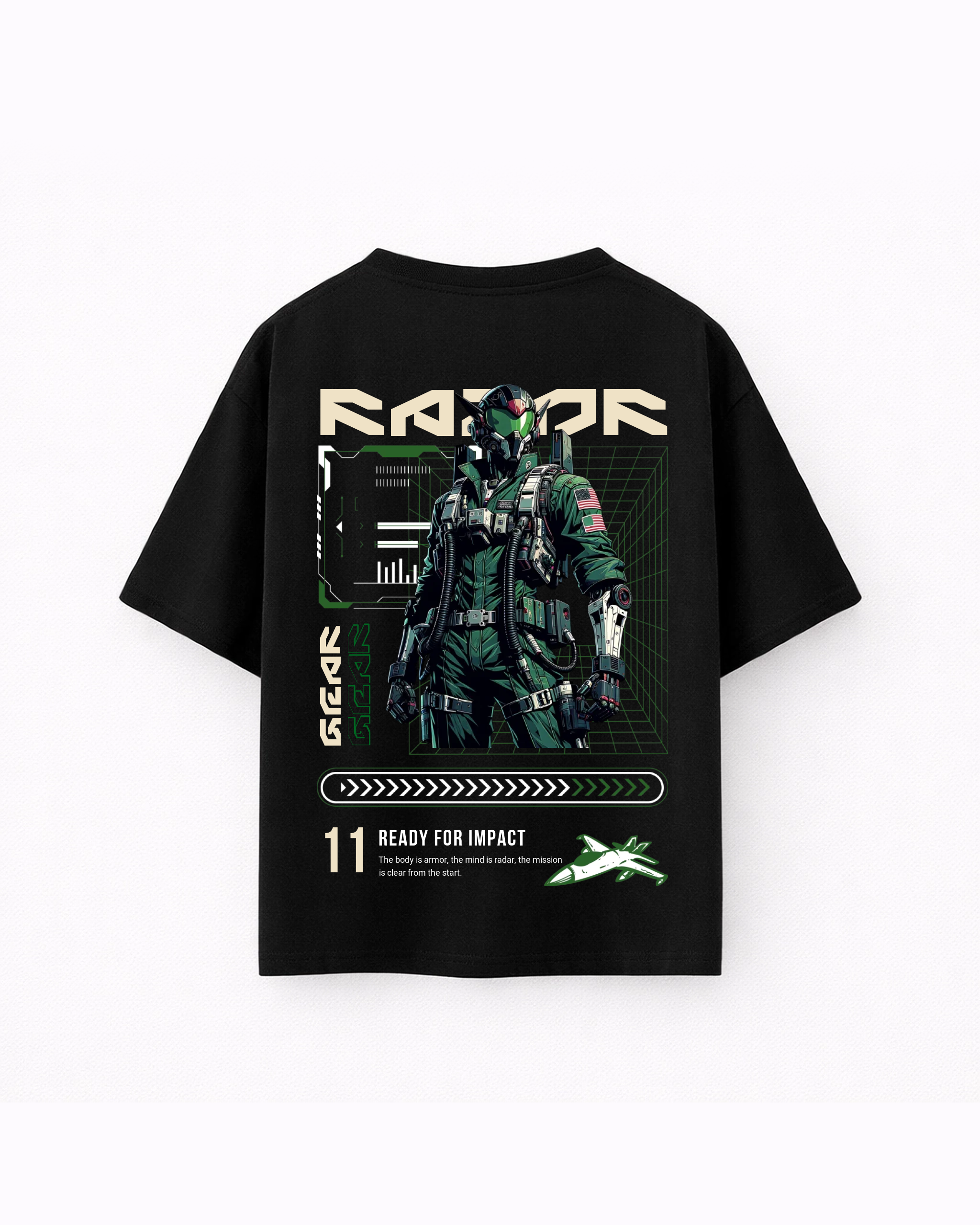 Oversize T-shirt – Cyber Pilot / 423