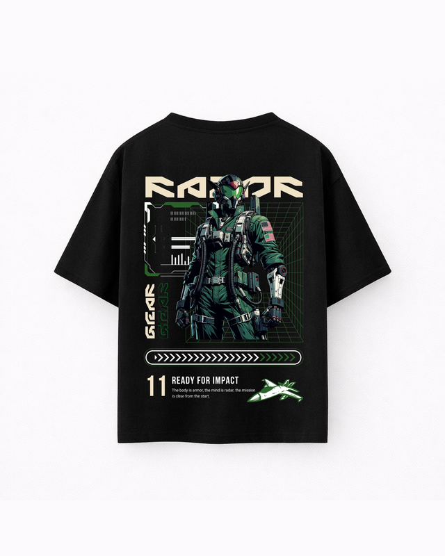 Oversize T-shirt – Cyber Pilot / 423
