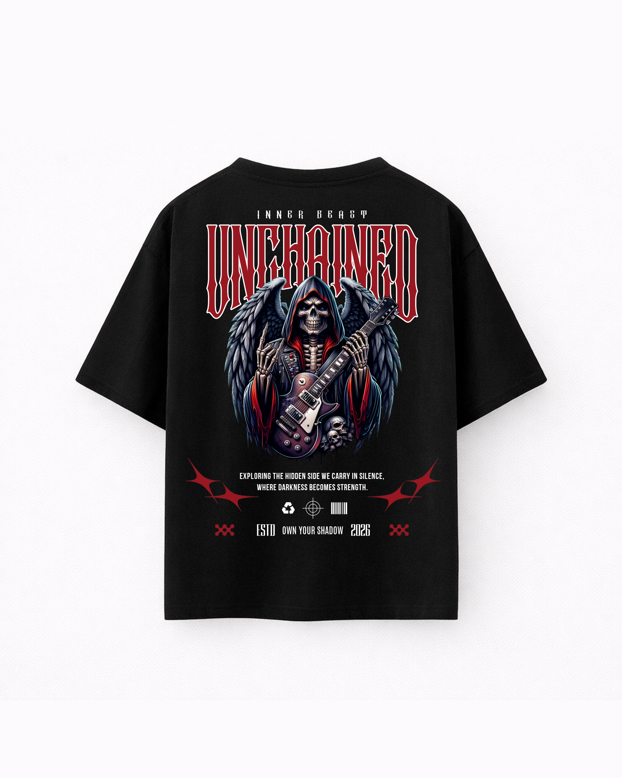 Oversize T-shirt – Rock Gothic Streetwear / 388
