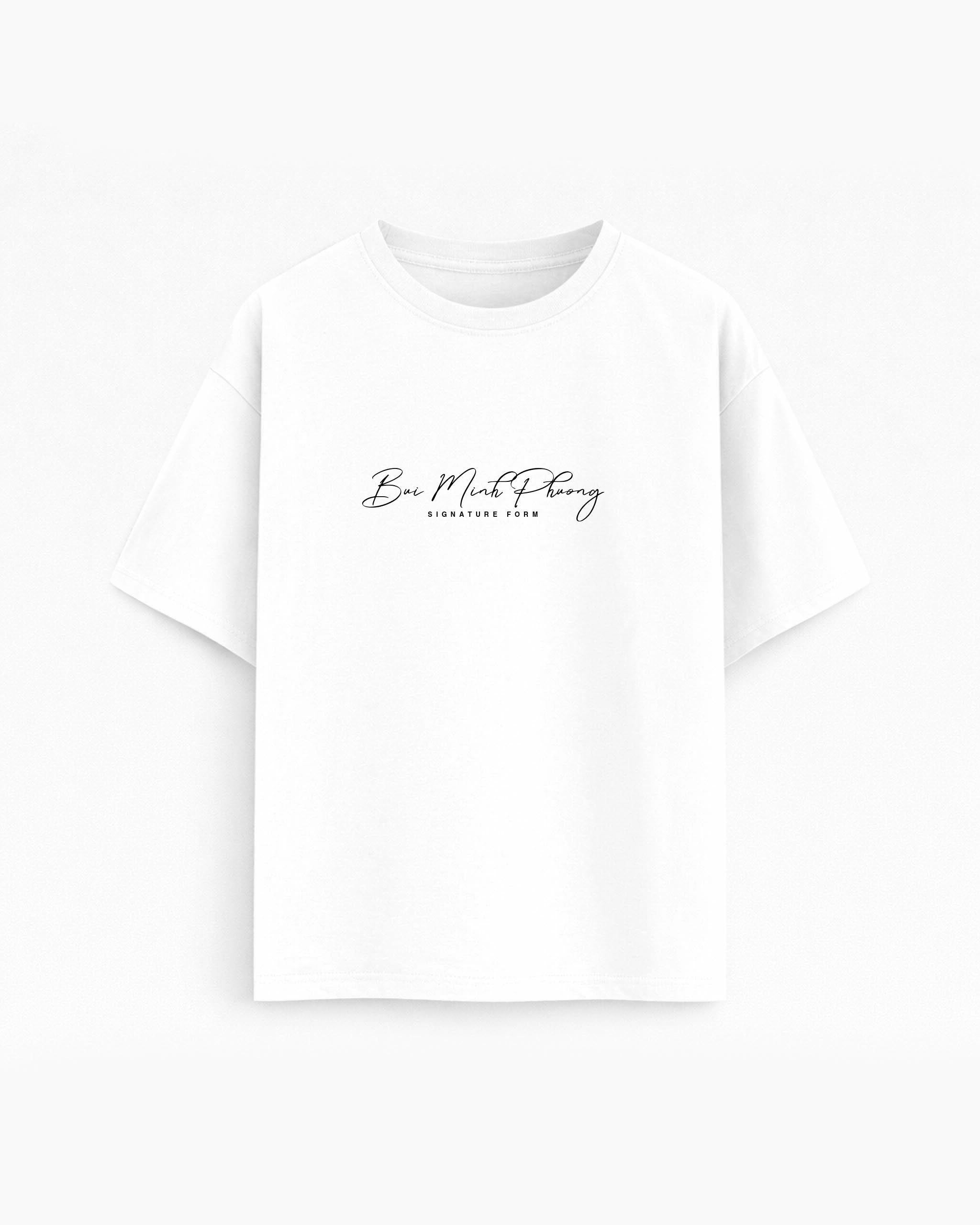 Oversize T-shirt – Minimal Signature / 722