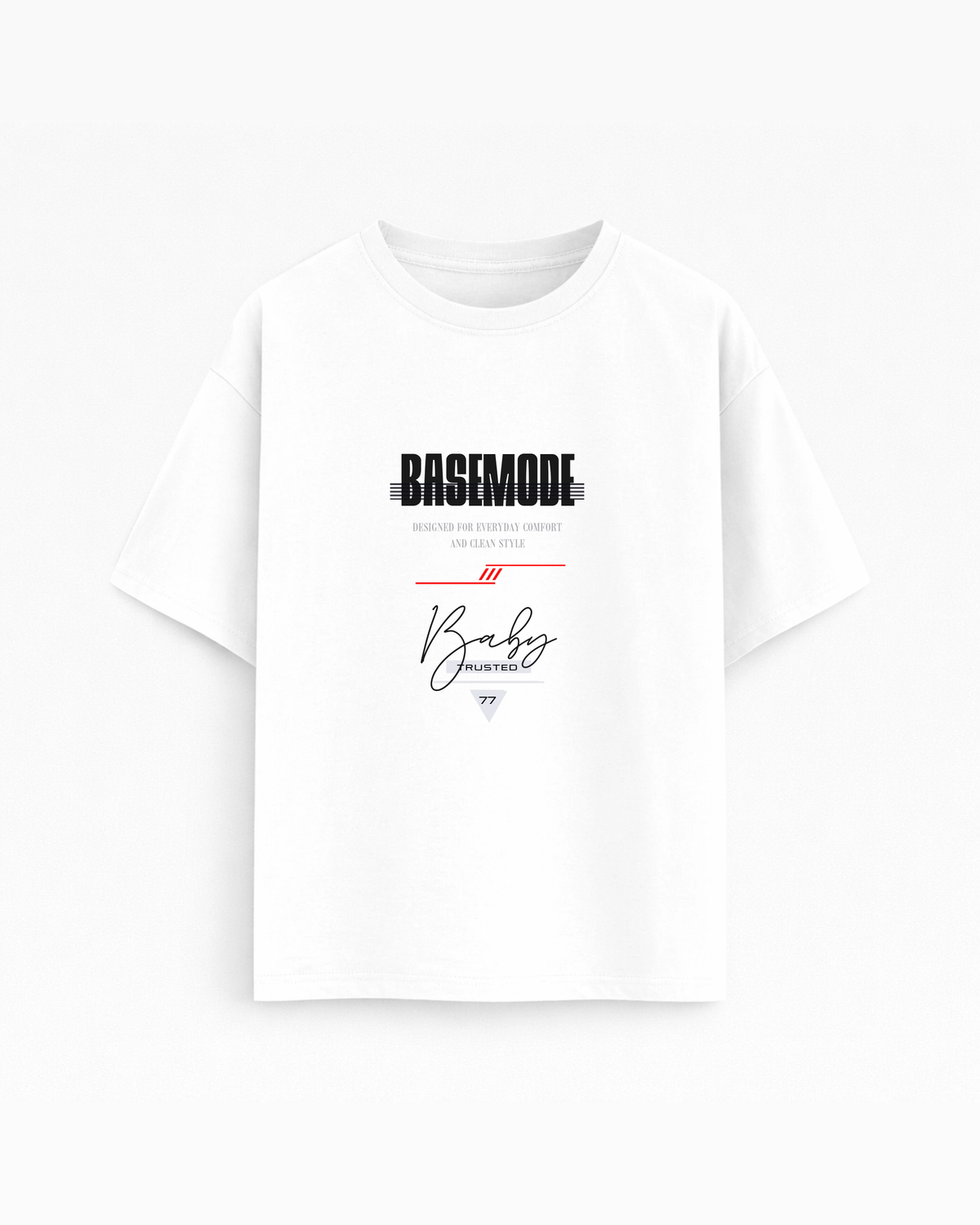 Oversize T-shirt – Typography Mix / 206