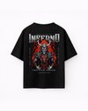 Oversize T-shirt – Hellborn Demon Gothic / 450