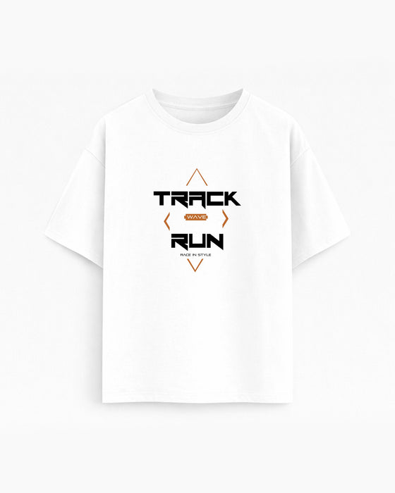 Oversize T-shirt – Futuristic Typography / 521