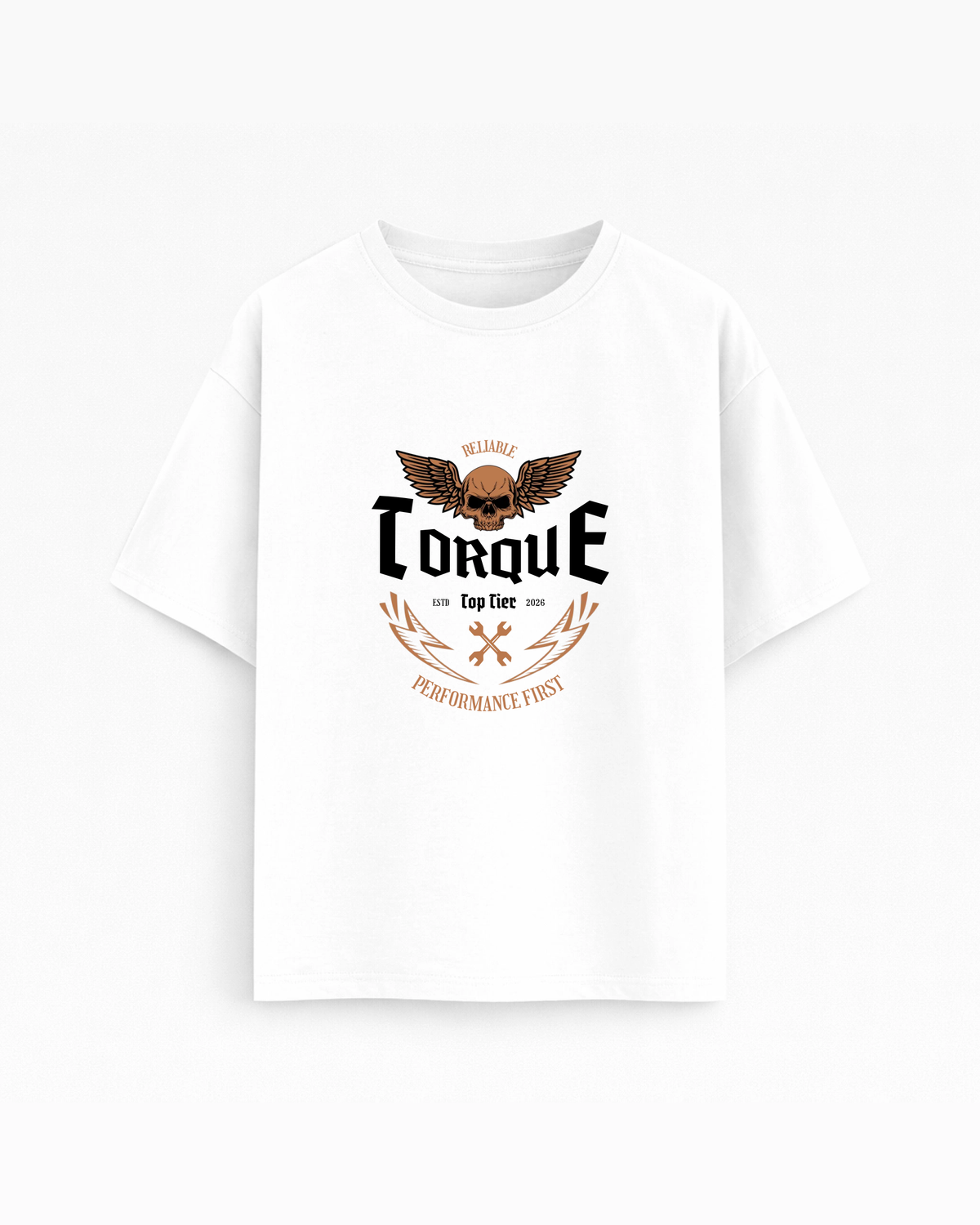 Oversize T-shirt – Biker Gothic / 344