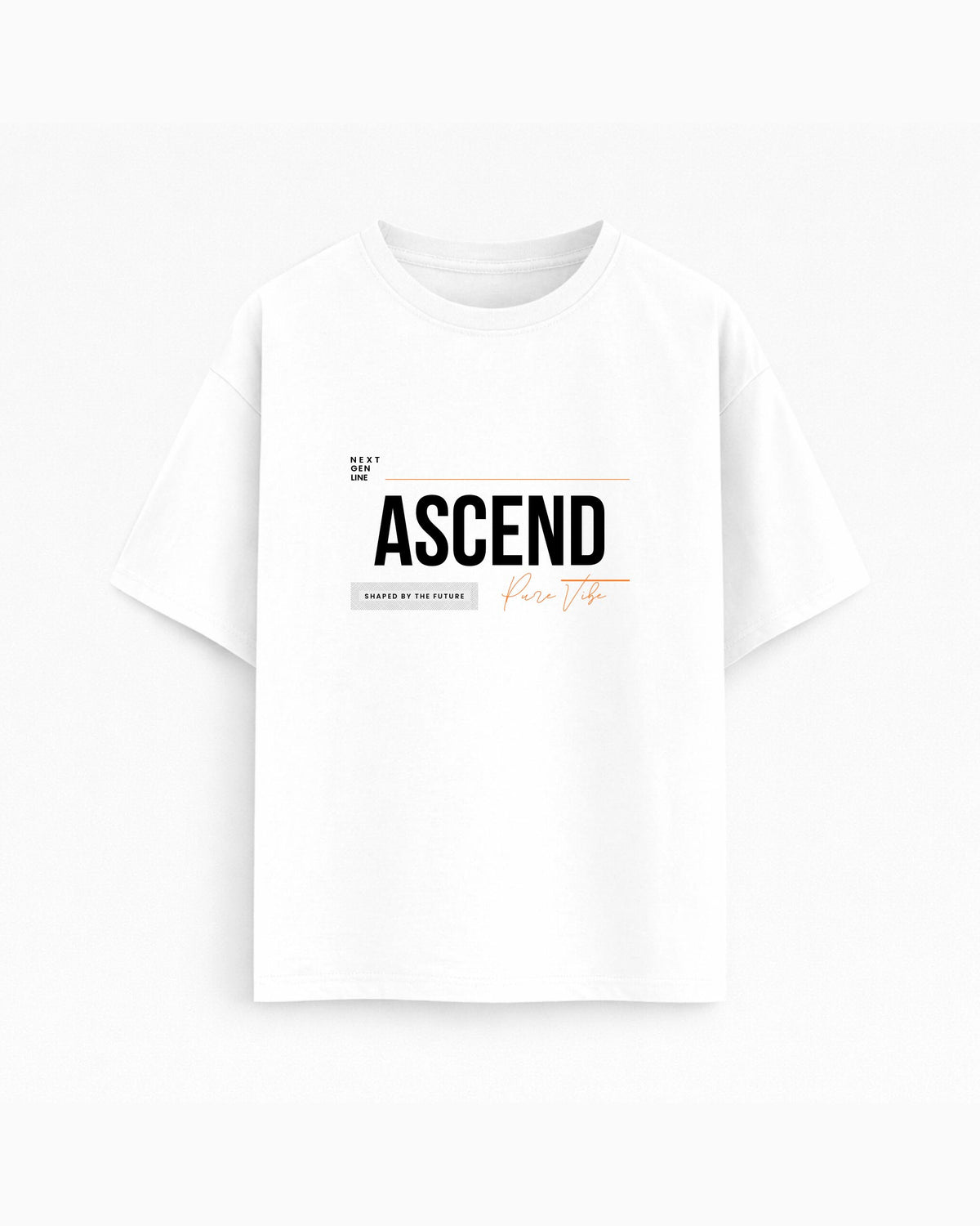Oversize T-shirt – Bold Typography / 211