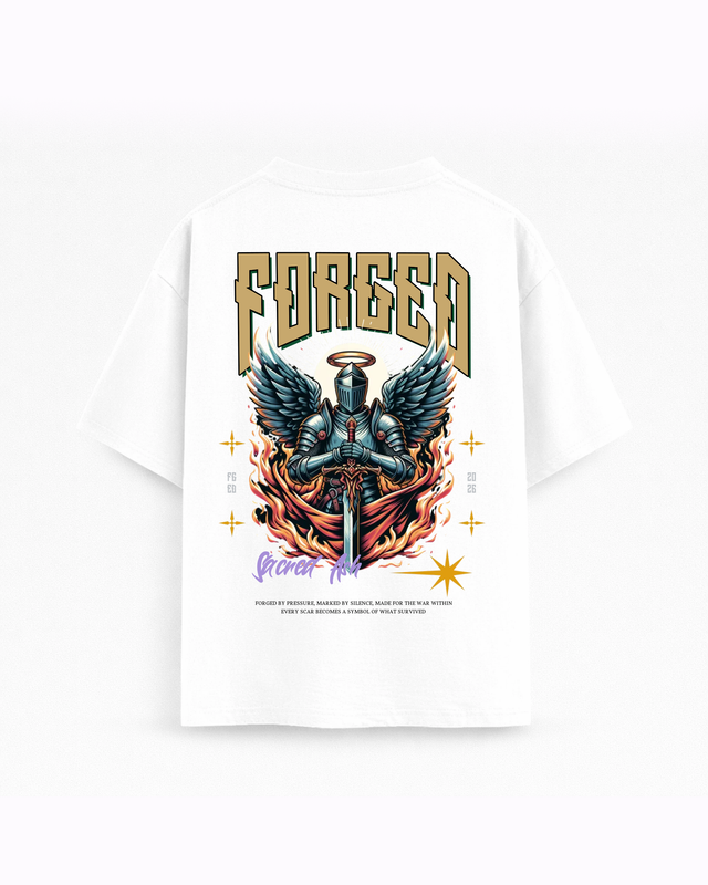 Oversize T-shirt – Fallen Angel Graphic / 432