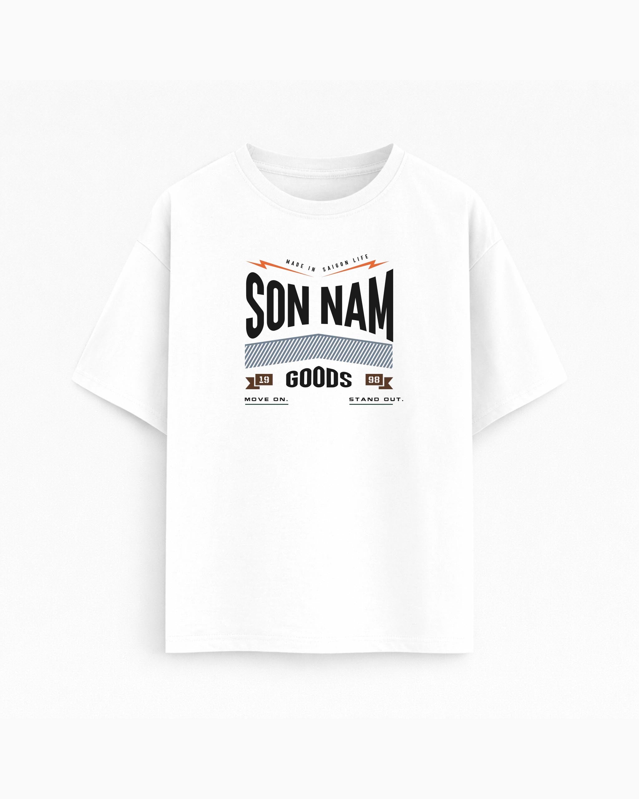 Oversize T-shirt – Vintage Typography / 83