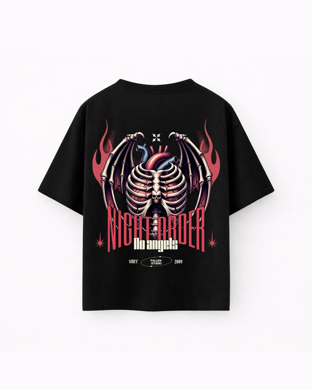Oversize T-shirt – Gothic Streetwear / 416