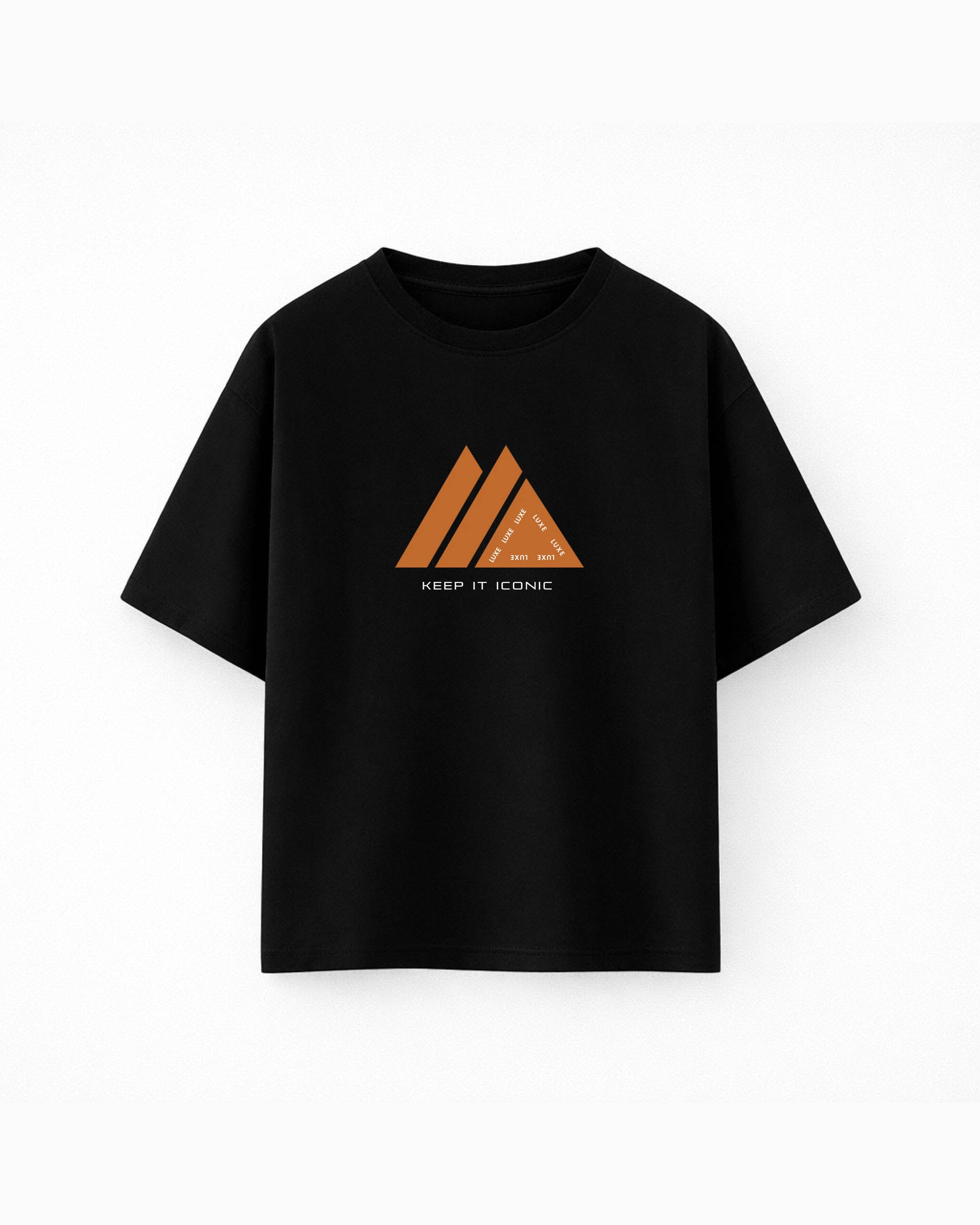 Oversize T-shirt – Geometric Graphic / 255