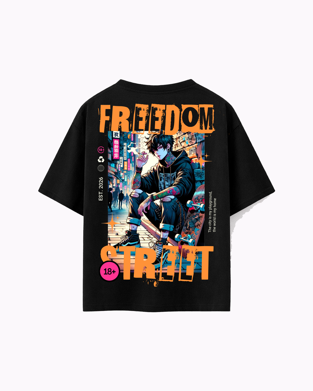Oversize T-shirt – Anime Streetwear / 267