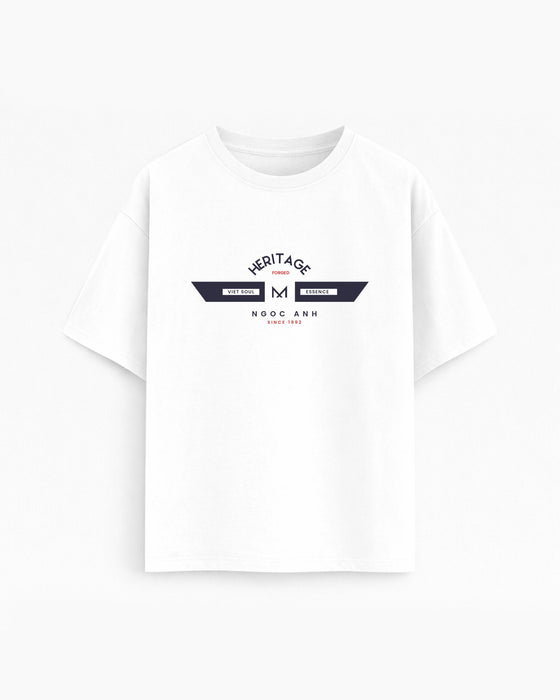 Oversize T-shirt – Geometric Street Graphic / 539