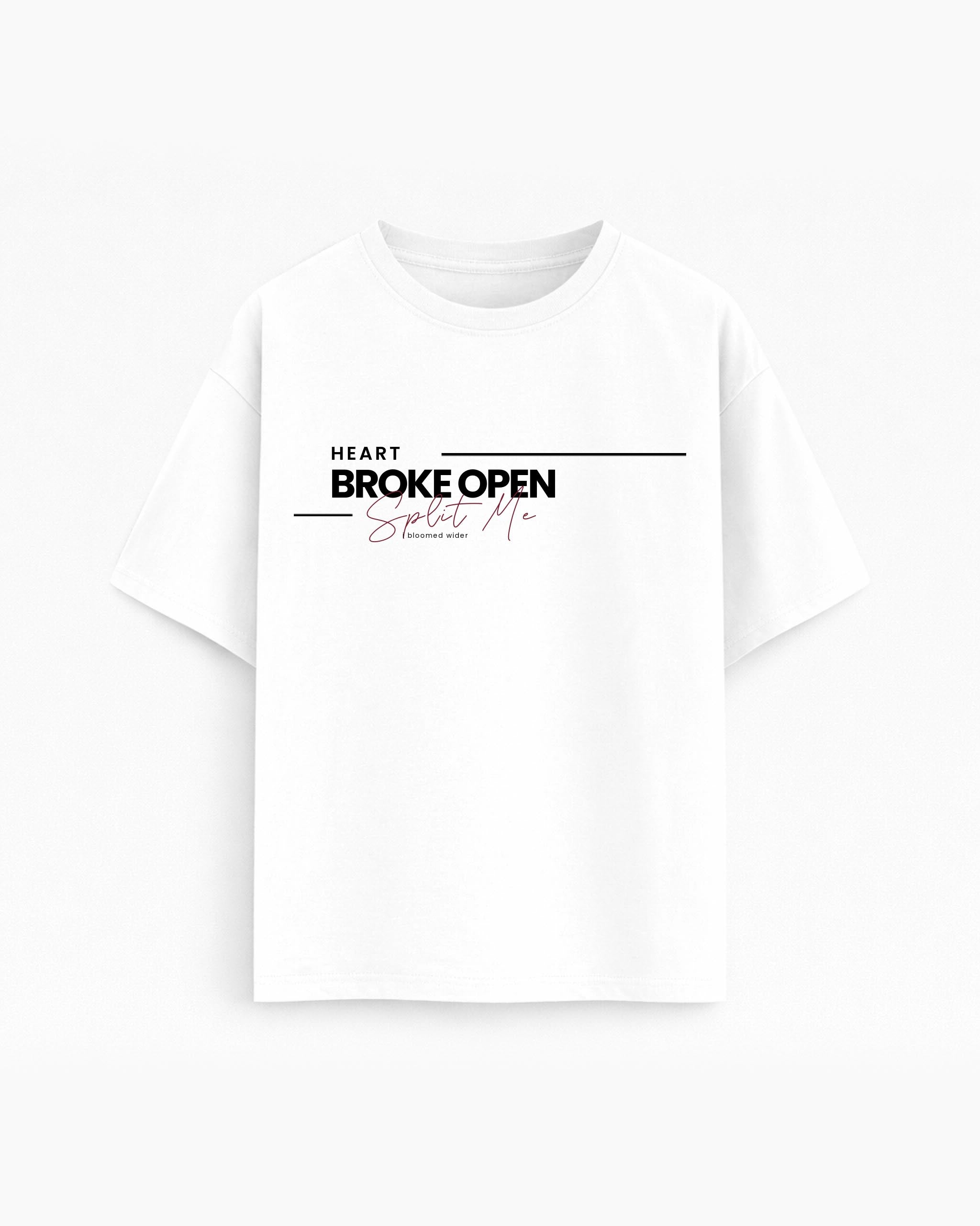 Oversize T-shirt – Modern Typography / 513