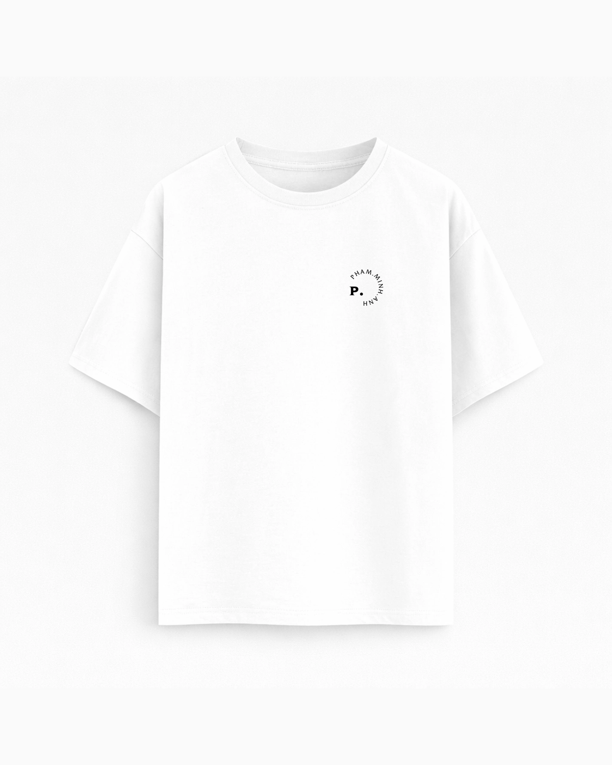 Oversize T-shirt – Minimal Monogram / 723