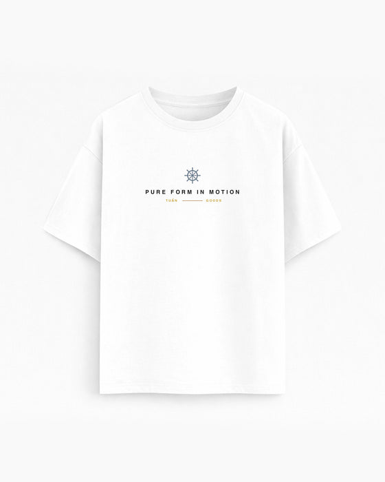 Oversize T-shirt – Nautical emblem / 703
