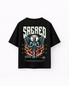 Oversize T-shirt – Fallen Angel Graphic / 432