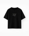Oversize T-shirt –Script Typography/ 694
