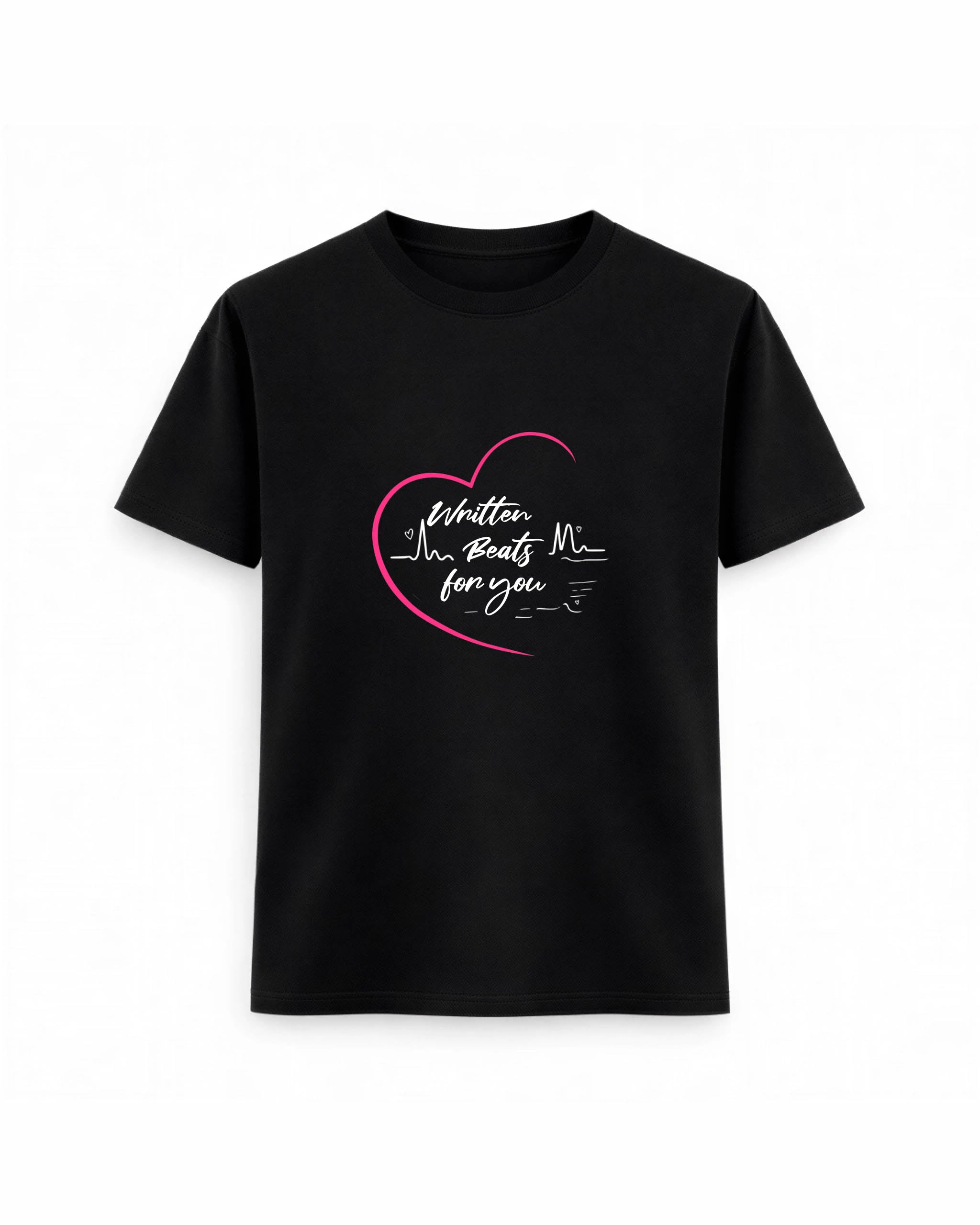 Regular Fit T-shirt – Love Line / 237 - Black