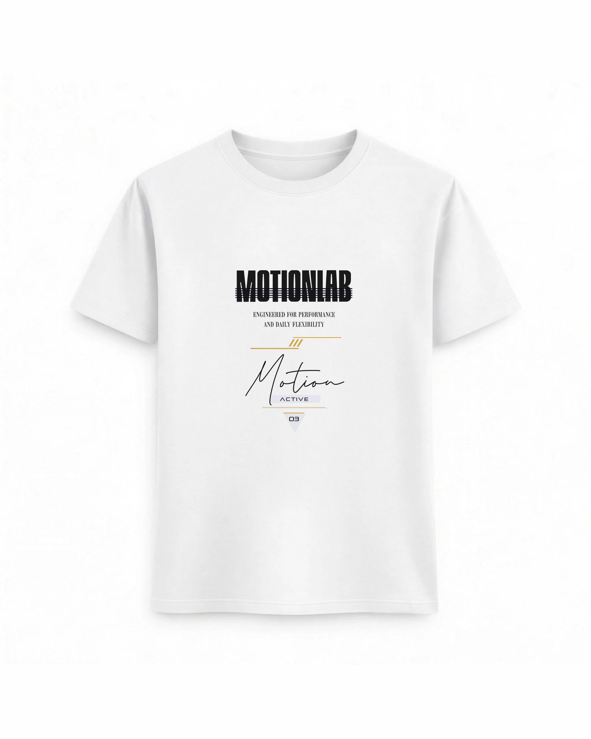 Regular Fit T-shirt – Typography Mix / 206 - White