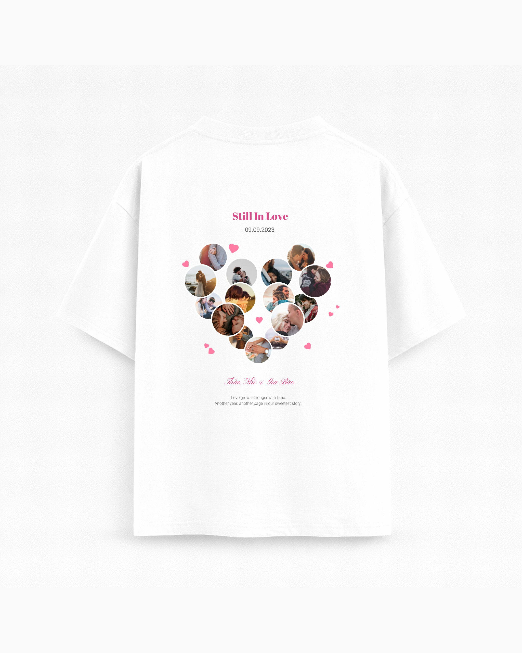 Oversize T-shirt – Love Story / Wedd 14