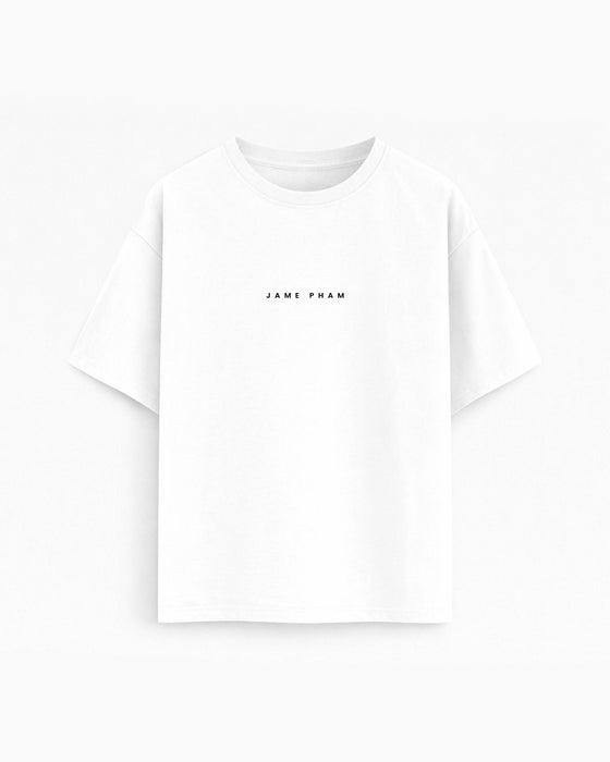 Oversize T-shirt – Minimal Typography / 699