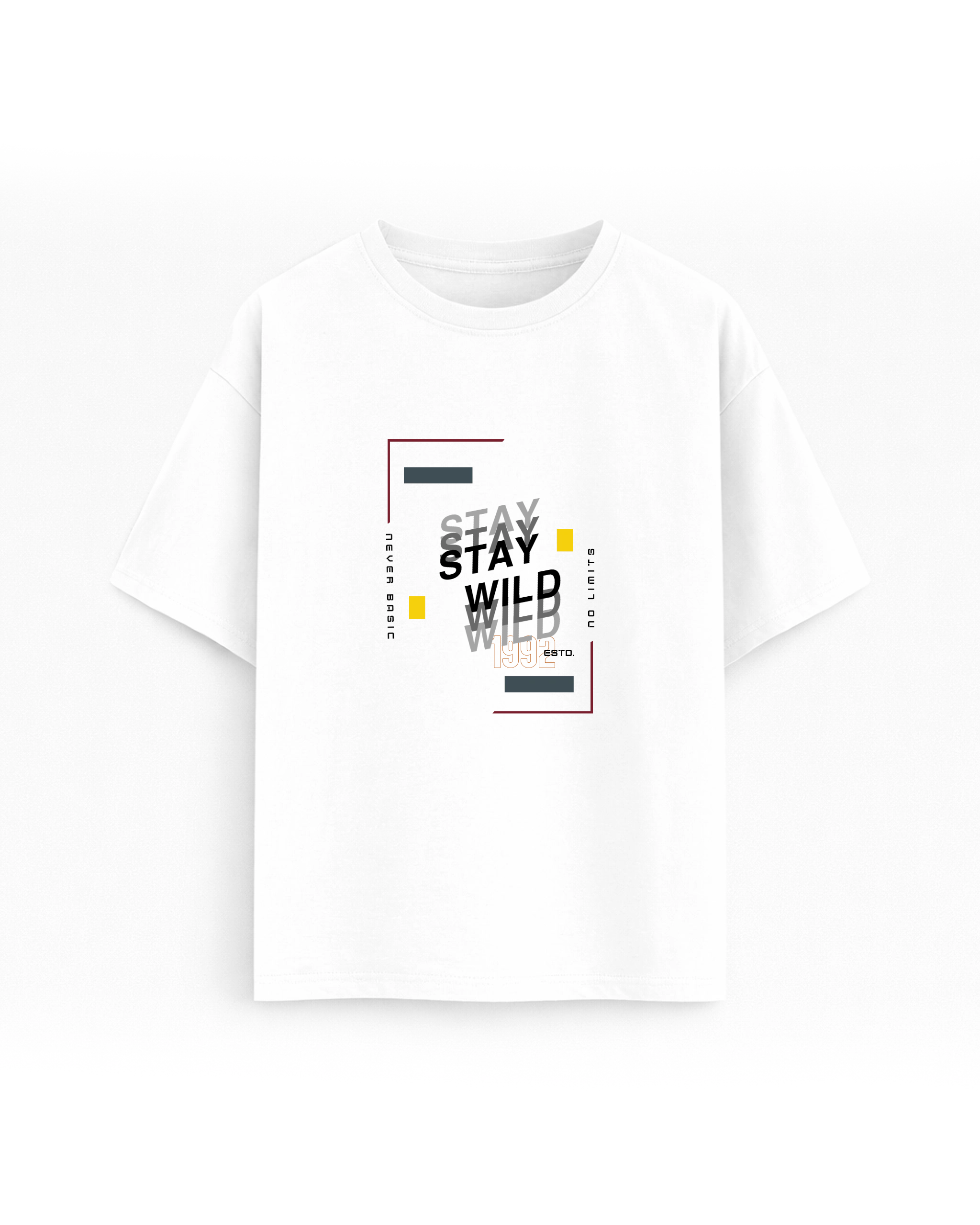 Oversize T-shirt – Modern Typography / 200