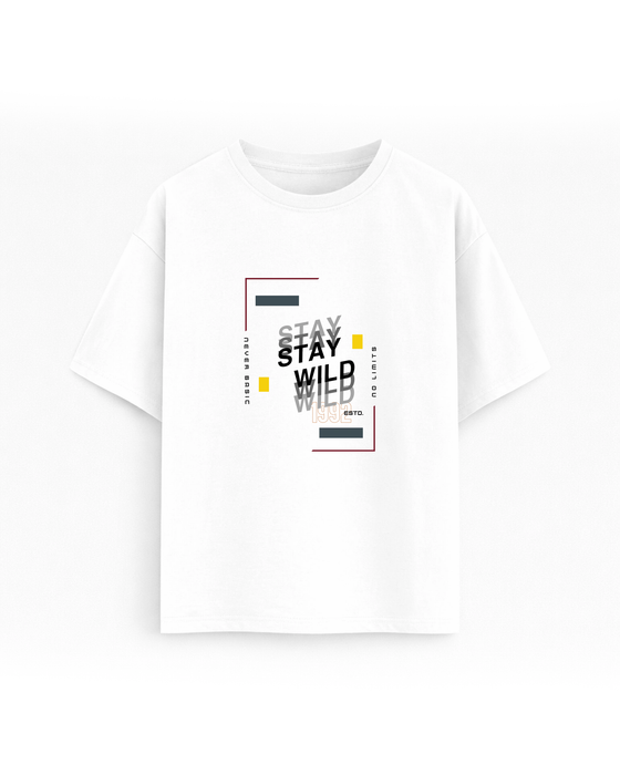 Oversize T-shirt – Modern Typography / 200