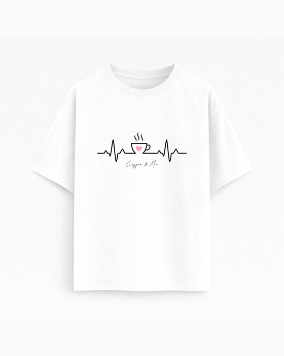 Oversize T-shirt – Minimal line art / 368