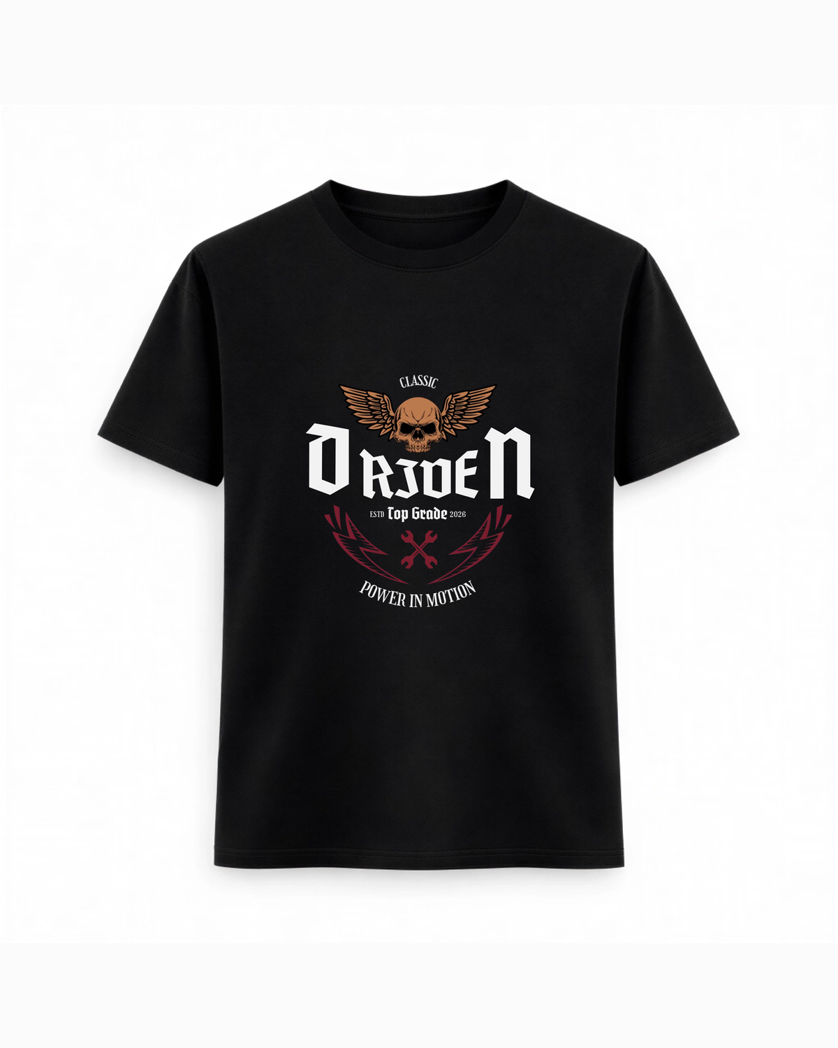 Regular Fit T-shirt – Biker Gothic / 344