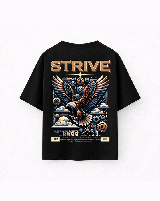 Oversize T-shirt – Vintage Mechanical Eagle / 425