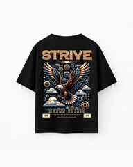 Oversize T-shirt – Vintage Mechanical Eagle / 425