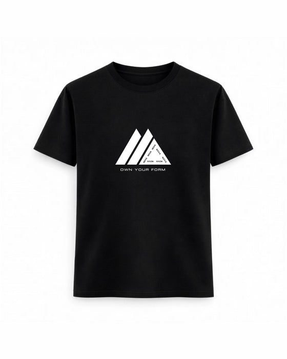 Regular Fit T-shirt –Geometric Graphic / 255