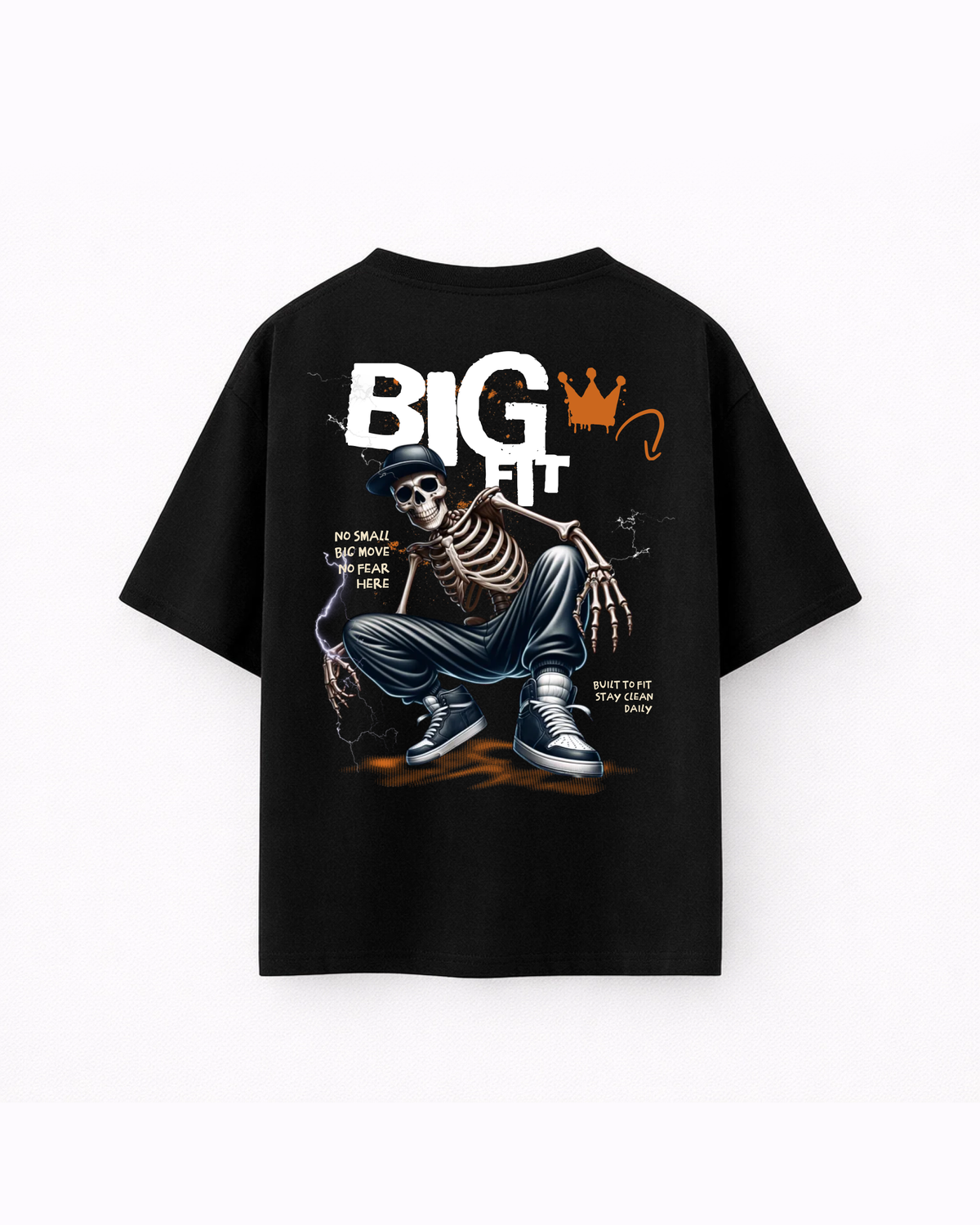 Oversize T-shirt – Skeleton Streetwear / 417